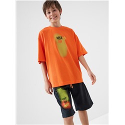 Комплект трикотажный для мальчиков: фуфайка (футболка), шорты