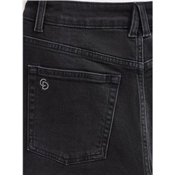 Plus size CONTE CON-718 Джинсы wide leg с эффектом потертости и необработанным краем