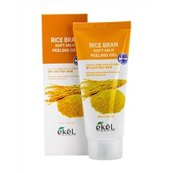 EKEL - ПИЛИНГ-ГЕЛЬ ДЛЯ ЛИЦА С ЭКСТРАКТОМ РИСОВЫХ ОТРУБЕЙ SOFT MILD PEELING GEL RICE BRAN, 100 ML