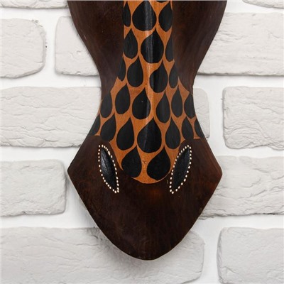 Маска «Жираф», 50×16×7 см, дерево