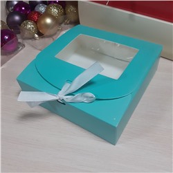 Коробка подарочная тифани 16х16х5см