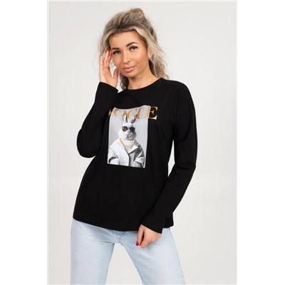 Лонгслив 45650 (Черный)