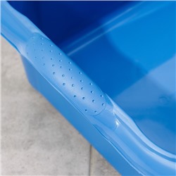 Таз прямоугольный, 14 л, 41.5×32×16 см, пластик, МИКС