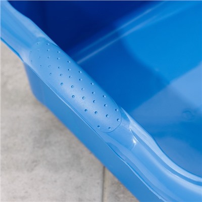 Таз прямоугольный, 14 л, 41.5×32×16 см, пластик, МИКС