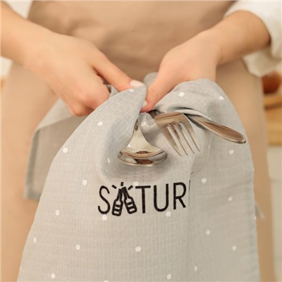 Набор кухонных полотенец Доляна Week 35×60 см-7 шт., 100% хлопок