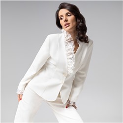 Жакет нарядный, Сидит идеально (молочный)