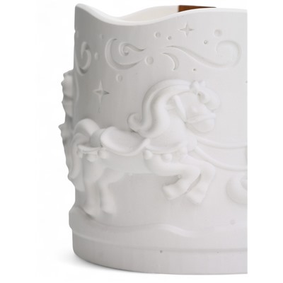 Свеча гипс "Новый год", аромат мускат