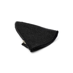 Шапка для бани и сауны «Колокольчик», полиэфир 70%, шерсть 30%, серая, «Добропаровъ»