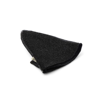 Шапка для бани и сауны «Колокольчик», полиэфир 70%, шерсть 30%, серая, «Добропаровъ»