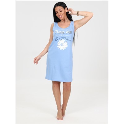 Маркелла - сорочка голубой