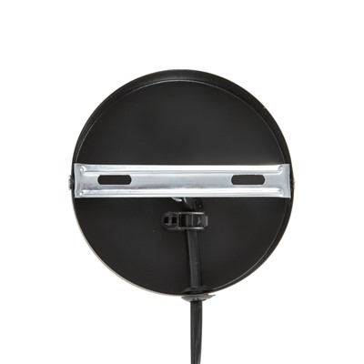 Спот «Дарни» с проводом и выключателем Е27 40 Вт чёрный 10×10×10-160 см