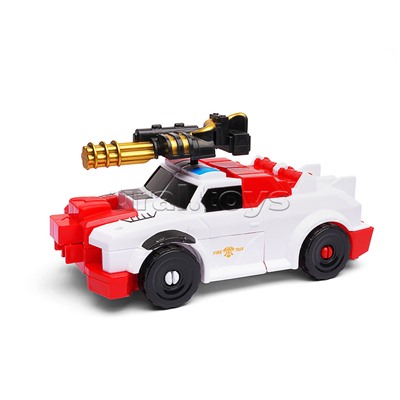 Робот трансформирующийся в служебное авто, в коробке