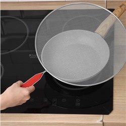 Экран от брызг Доляна, d=33 см, с ручкой