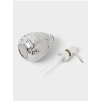 Набор аксессуаров для ванной комнаты «Нити», 4 предмета, мыльница, дозатор 400 мл, 2 стакана, серебряный