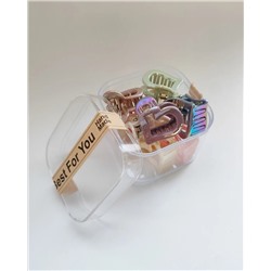 Набор крабиков для волос в боксе (10 шт)