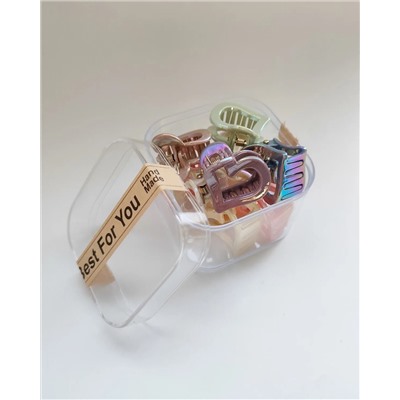 Набор крабиков для волос в боксе (10 шт)