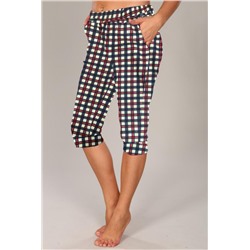 Бриджи женские 5 (Синий/бежевый)