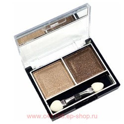 MILDLook Тени для век 2 цвета тон 19 бежевый+темно-коричневый 5022