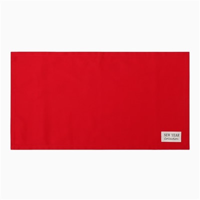 Полотенце новогоднее «Этель» New year collection, цвет красный, 40×73 см, 100% хл, саржа 190 г/м²