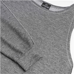 Лонгслив многослойный, Преданная стилю (grey, 2 в 1)