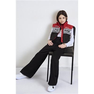 Жилет текстильный с полиуретановым покрытием для девочек PLAYTODAY, 1242631