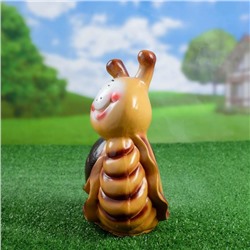 Садовая фигура из гипса «Улитка с улыбкой», 12×26×28 см