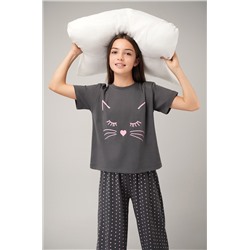 Хлопковая пижама для девочки Happyfox