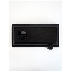 Аквариум «Прямоугольный» с крышкой, 10 л, 32×15×21/26 см, чёрный