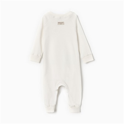 Комбинезон детский MINAKU, рост 56-62 см, экрю