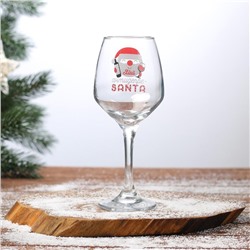 Бокал для вина новогодний «ДепреСАНТА», 350 мл