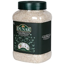 Dunar Elonga Basmati Rice pot / Рис Басмати Элонга банка 1 кг