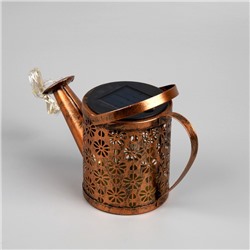 Садовый светильник «Лейка», уличный, на солнечной батарее, 21×15×9.5 см, 37 LED, свечение тёплое белое