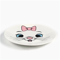 Тарелка плоская детская «Кошечка Мари», 20 см, керамика, Коты аристократы