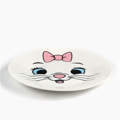 Тарелка плоская детская «Кошечка Мари», 20 см, керамика, Коты аристократы