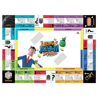 Настольная экономическая игра-бродилка «Делай деньги»