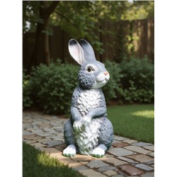 Садовая фигура из полистоуна «Заяц полевой», 33×21×18 см