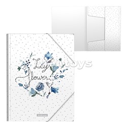 Папка на резинках пластиковая Frozen Beauty, A4 (в пакете по 4 шт.)