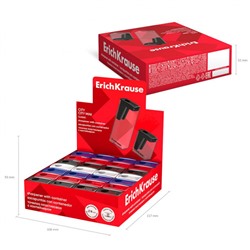 Точилка пластиковая с контейнером "Сити Мини Классика" ассорти 60018 ErichKrause