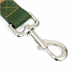 Поводок брезентовый, 10 м × 2.5 см, хаки