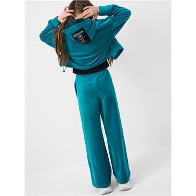 Комплект трикотажный для девочек: толстовка, брюки