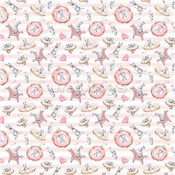 Упаковочная бумага глянц. 70*100см, "Tenderness", 80 г/м2, ассорти, 5 дизайнов