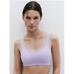 Minimi Топ Mi 1121S French Chic Майка "Топ" (кроп-топ на широких бретелях с вкладышами), PA