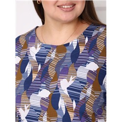 Торрея - блуза синий