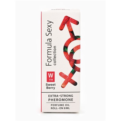 Парфюмерное масло женское с феромонами Formula Sexy Collection Sweet Berry W119, 8 мл