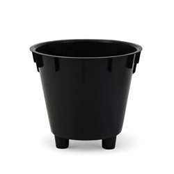 Кашпо для цветов с дренажной вставкой Rosemary, 4 л, d=20 см, пластиковое, белое