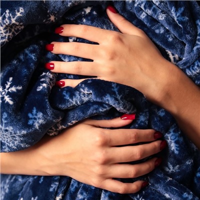 Плед «LoveLife. Снегопад» 180×200 см, велсофт