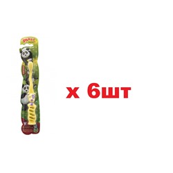 Vilsen Brush Зубная щетка детская Панда мягкая 6шт