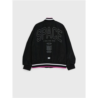 Куртка текстильная с полиуретановым покрытием для девочек (ветровка)