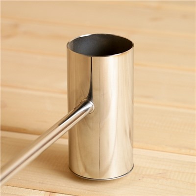 Ковш - черпак для бани и сауны «Прямой», нержавеющая сталь, 200 мл, деревянная ручка