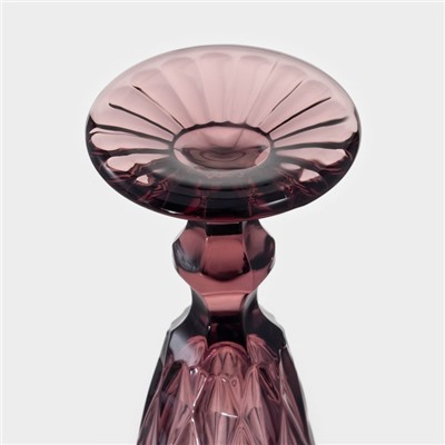 Бокалы для шампанского Magistro «Круиз», 160 мл, 7×20 см, стекло, набор 6 шт., розовые